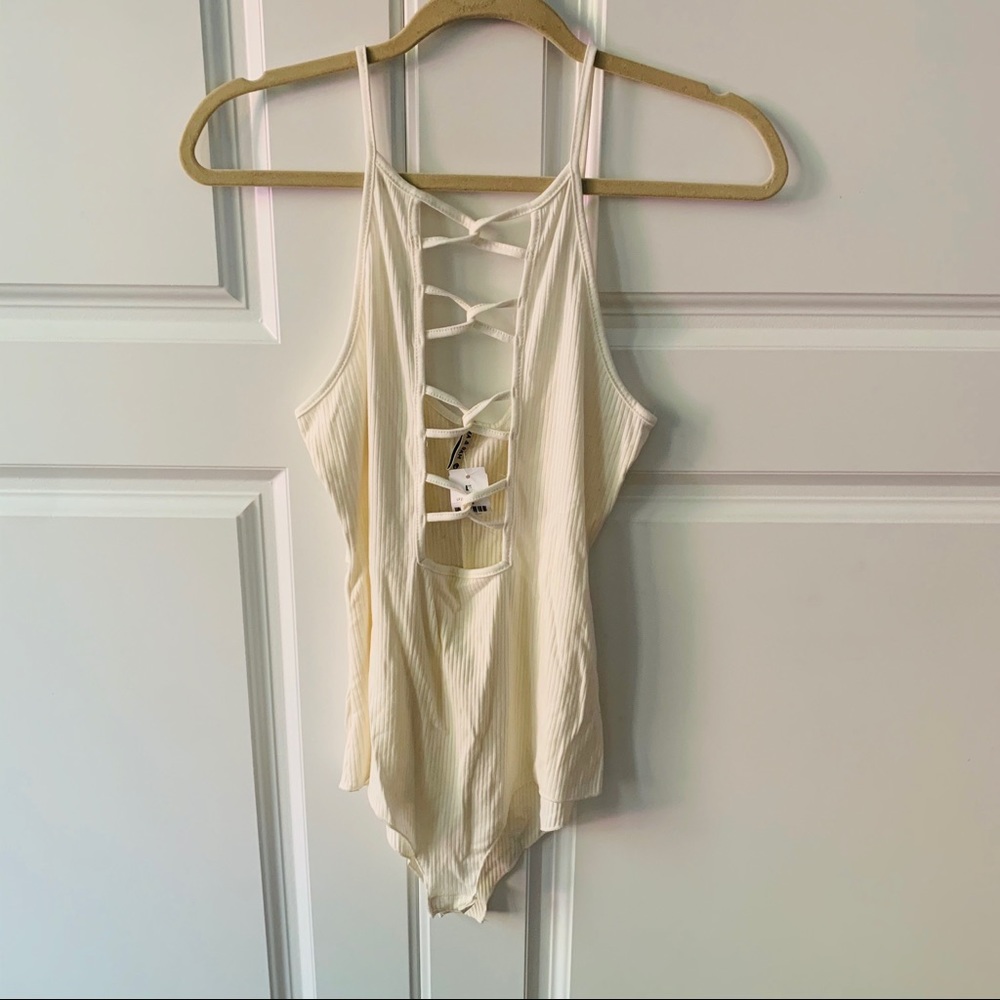 Cream bodysuit